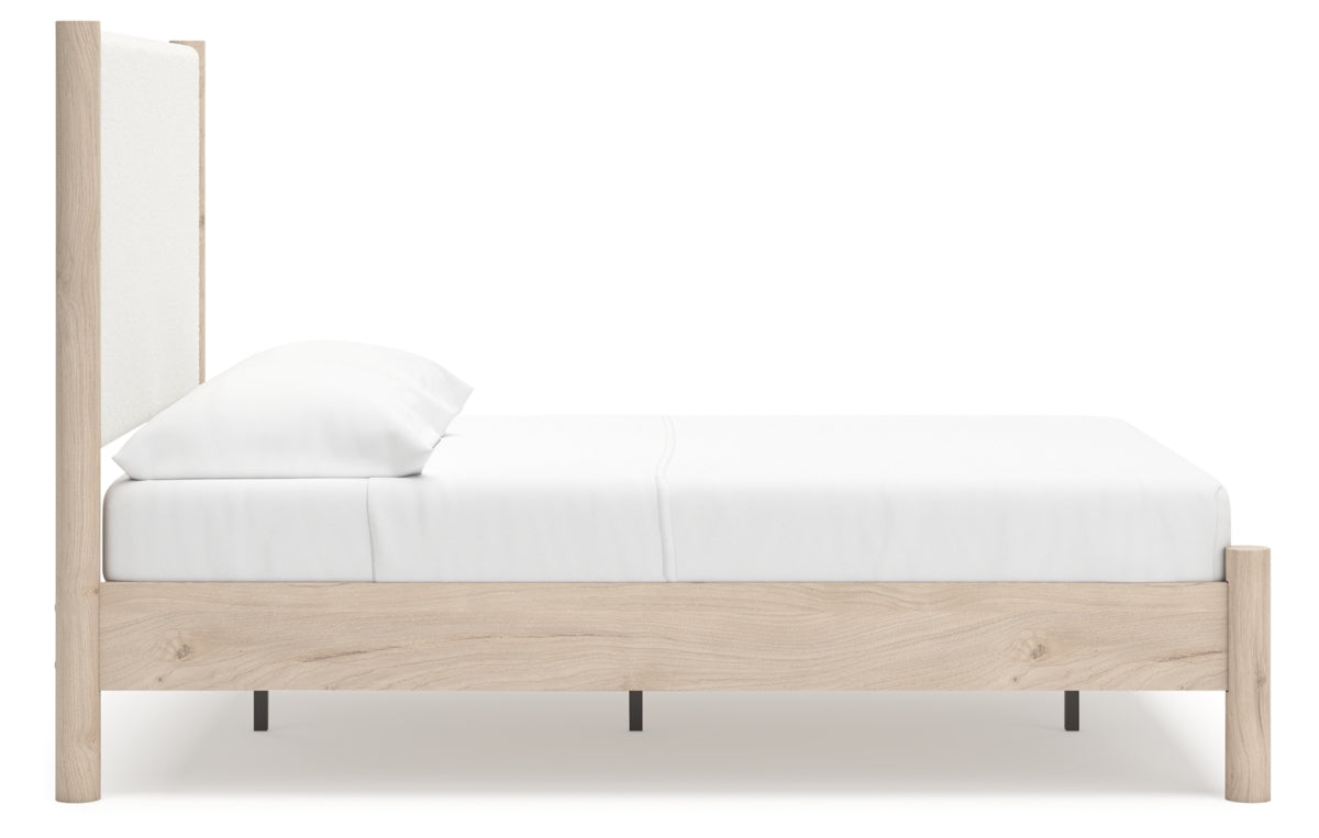Cadmori Full Upholstered Panel Bed