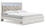 Altyra King Upholstered Storage Bed