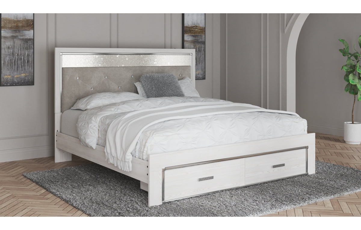 Altyra King Upholstered Storage Bed