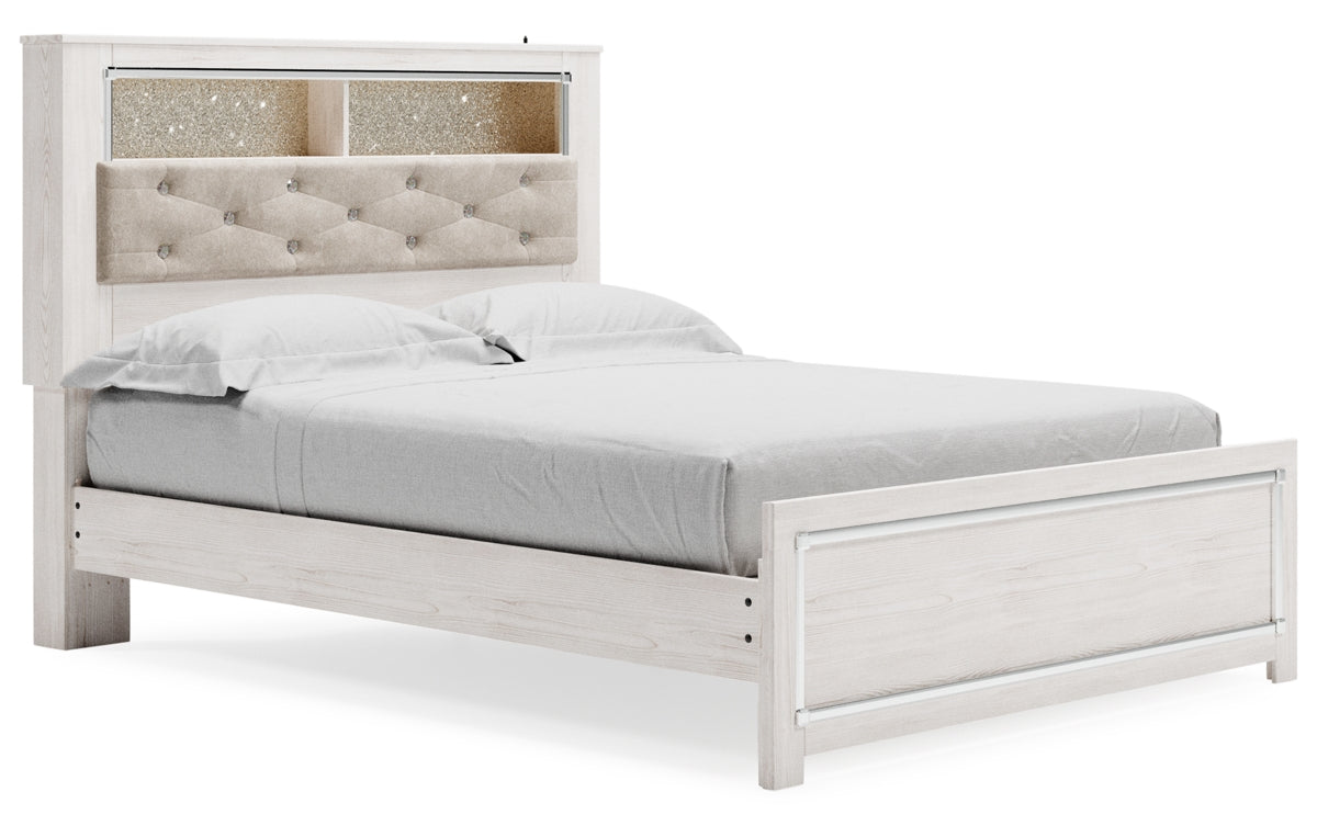 Altyra Queen Panel Bookcase Bed