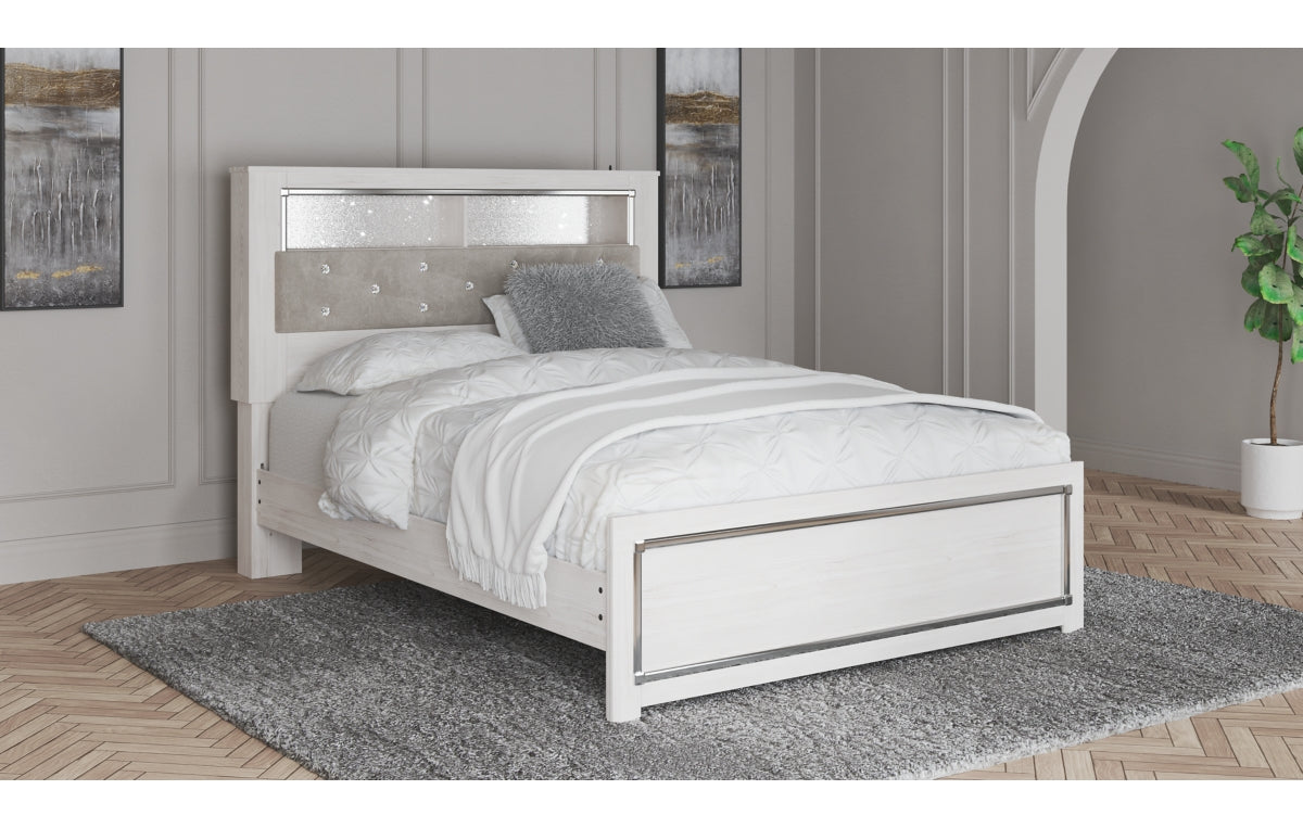 Altyra Queen Panel Bookcase Bed