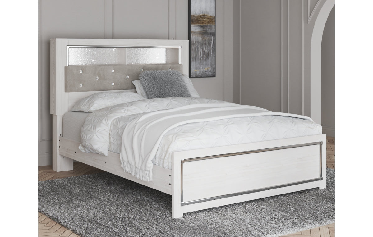 Altyra Queen Panel Bookcase Bed