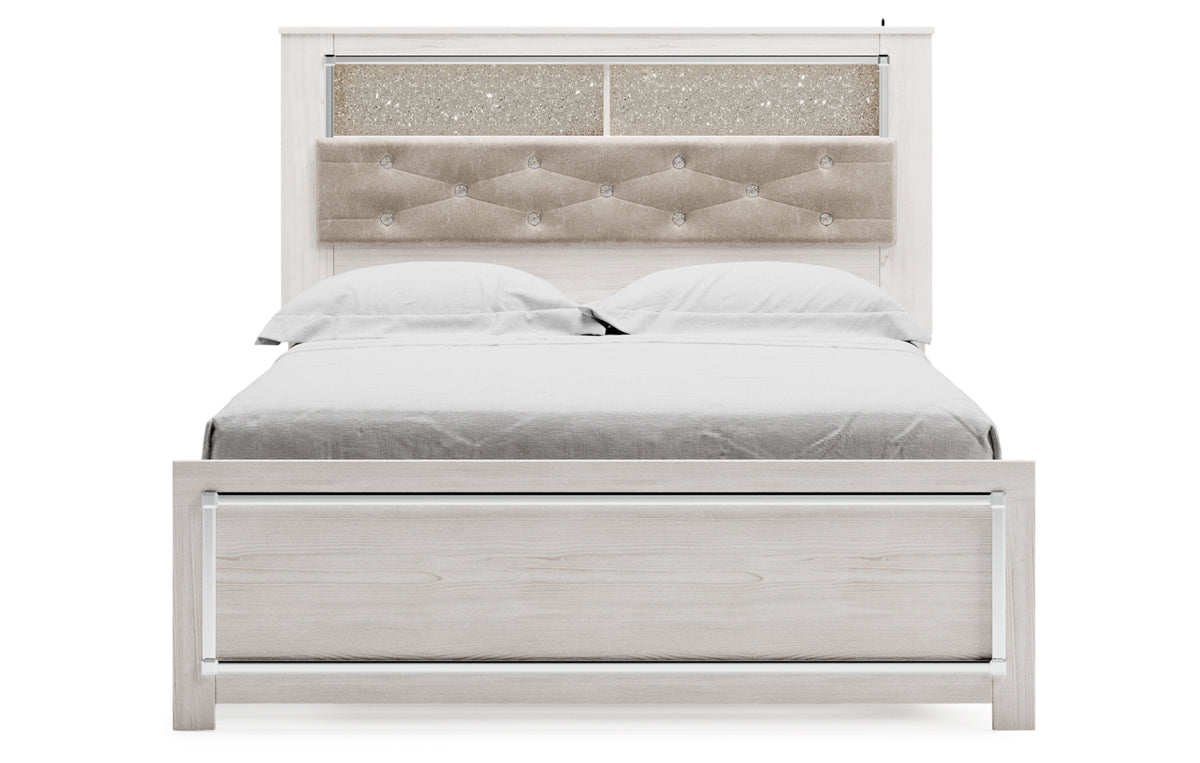 Altyra Queen Panel Bookcase Bed