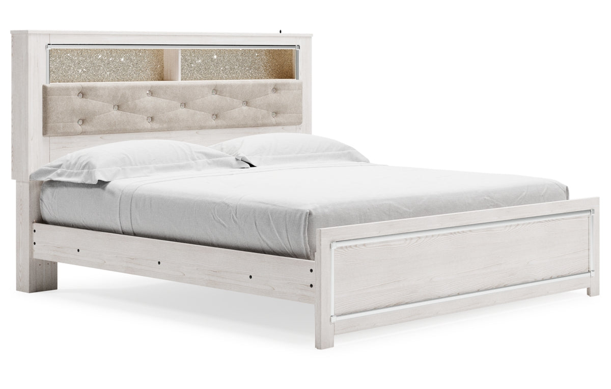 Altyra King Panel Bookcase Bed