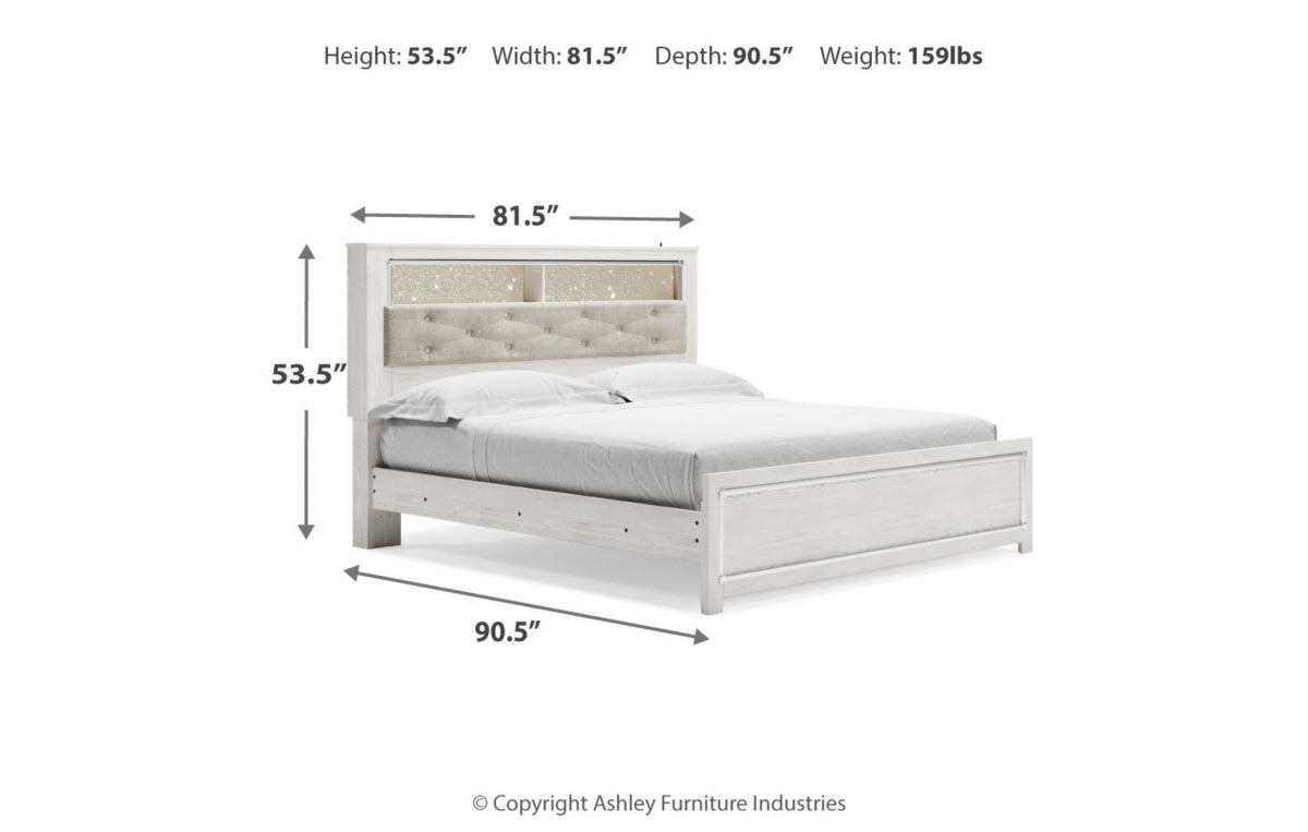 Altyra King Panel Bookcase Bed