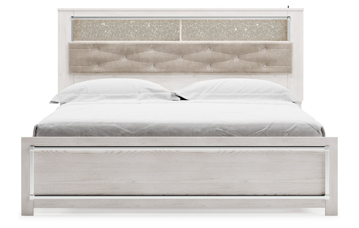 Altyra King Panel Bookcase Bed