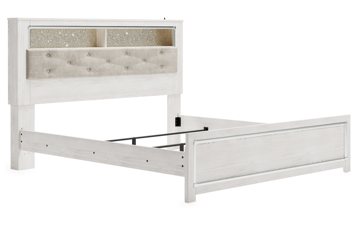 Altyra King Panel Bookcase Bed