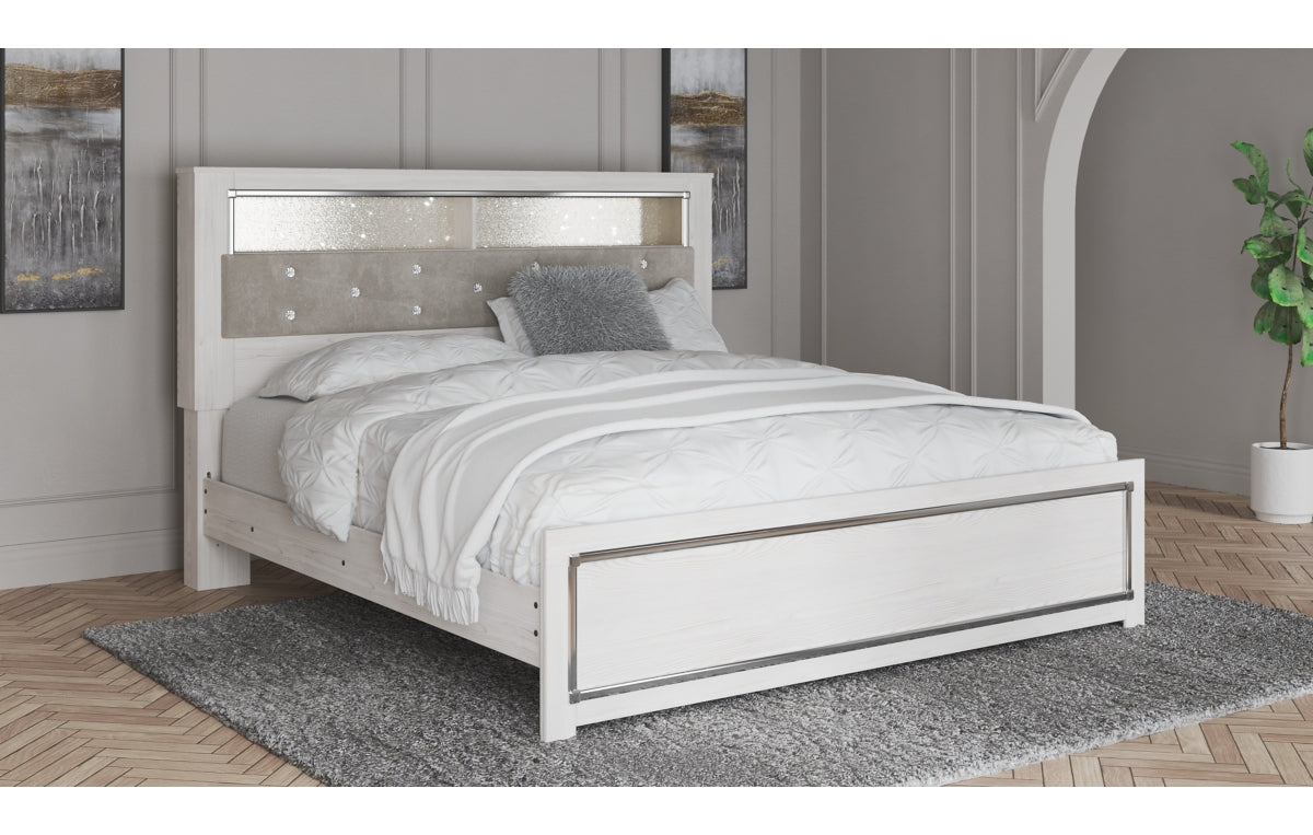 Altyra King Panel Bookcase Bed
