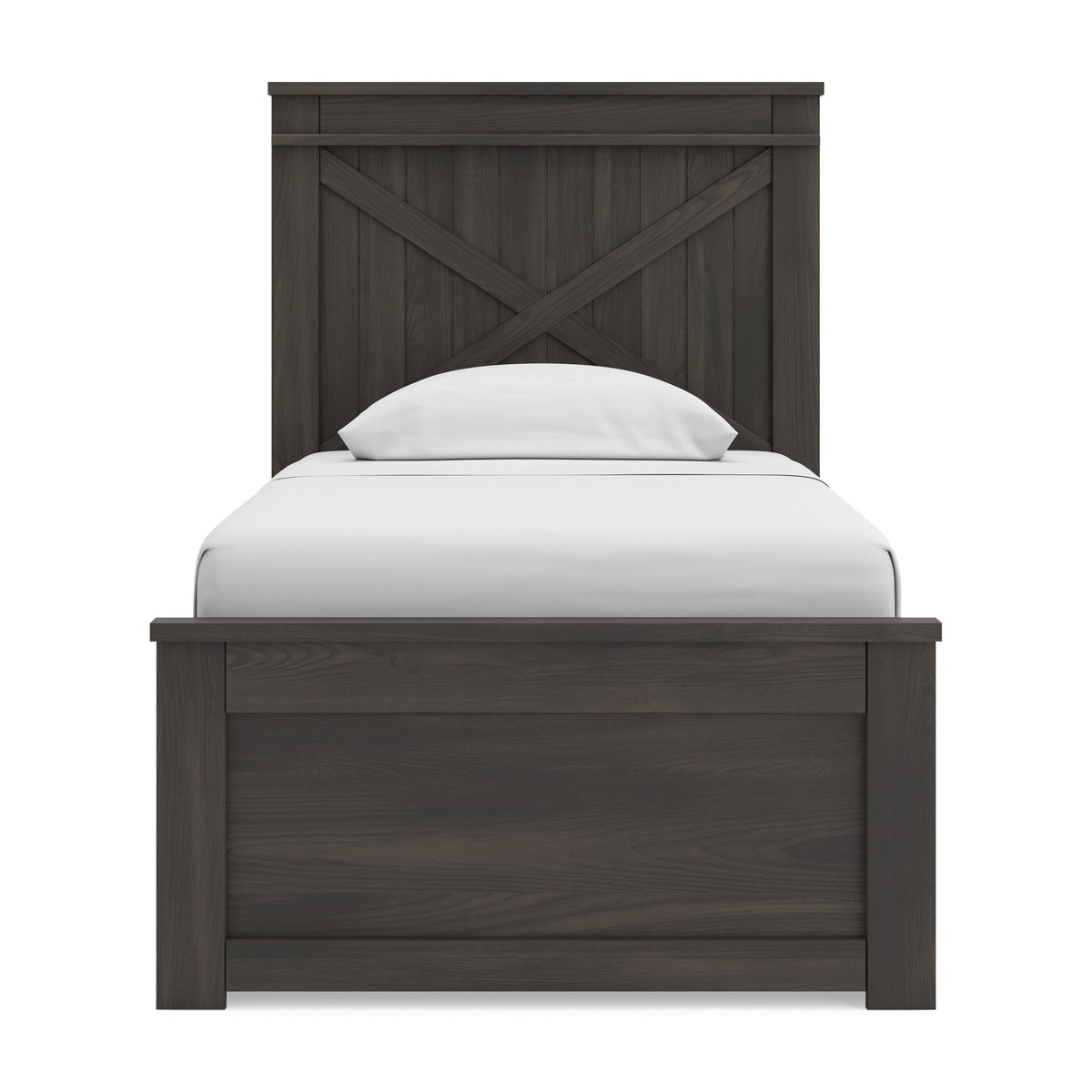 Vonitta Bay Twin Panel Bed with 2 Sided Storage