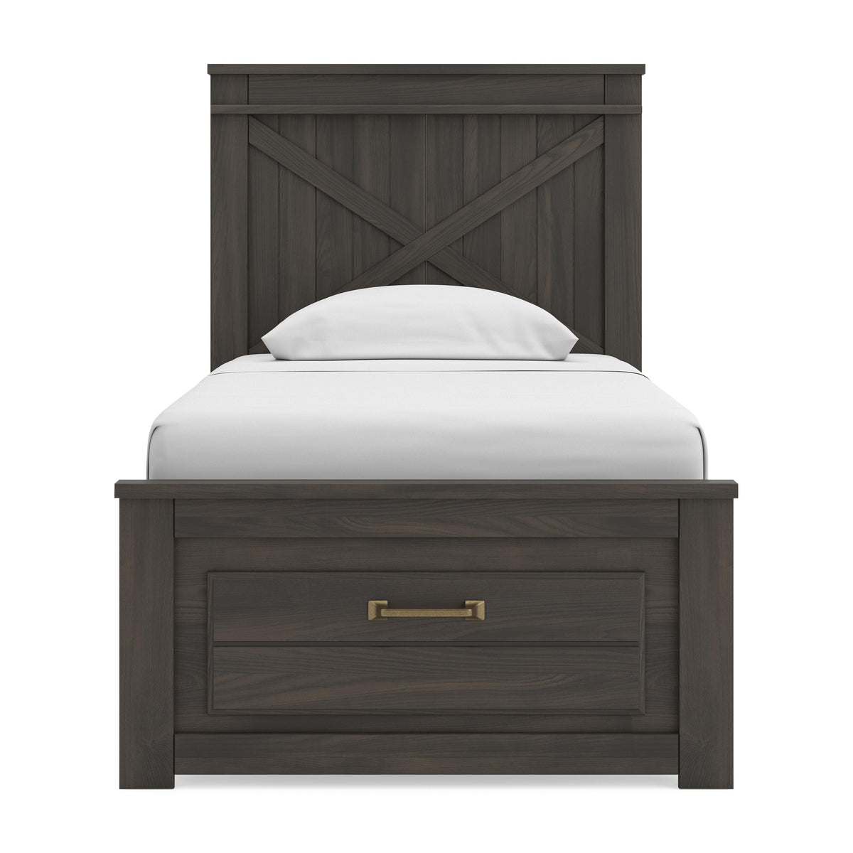 Vonitta Bay Twin Panel Platform Storage Bed