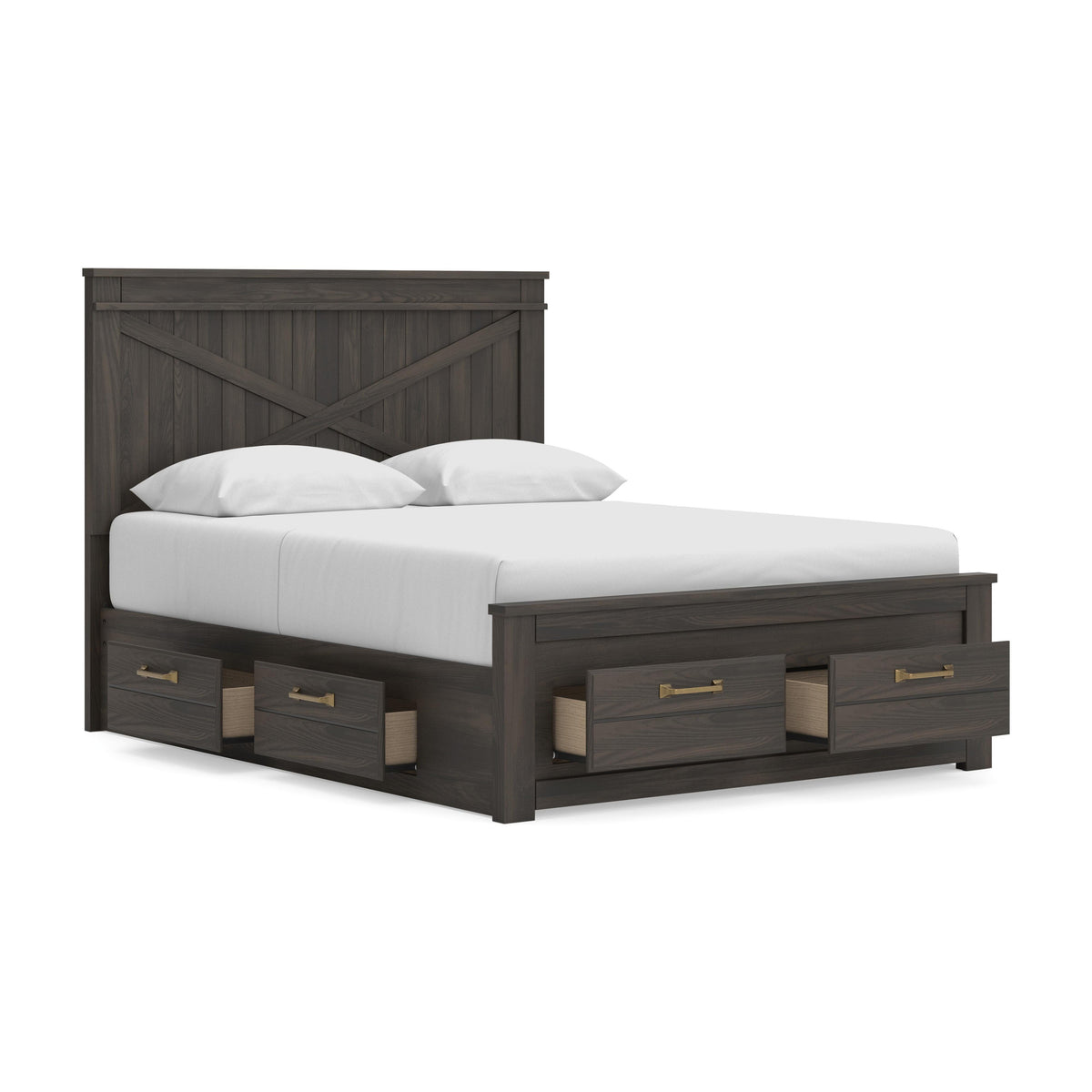 Vonitta Bay Queen Panel Storage Bed