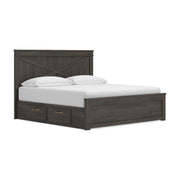 Vonitta Bay King Panel Bed with Storage