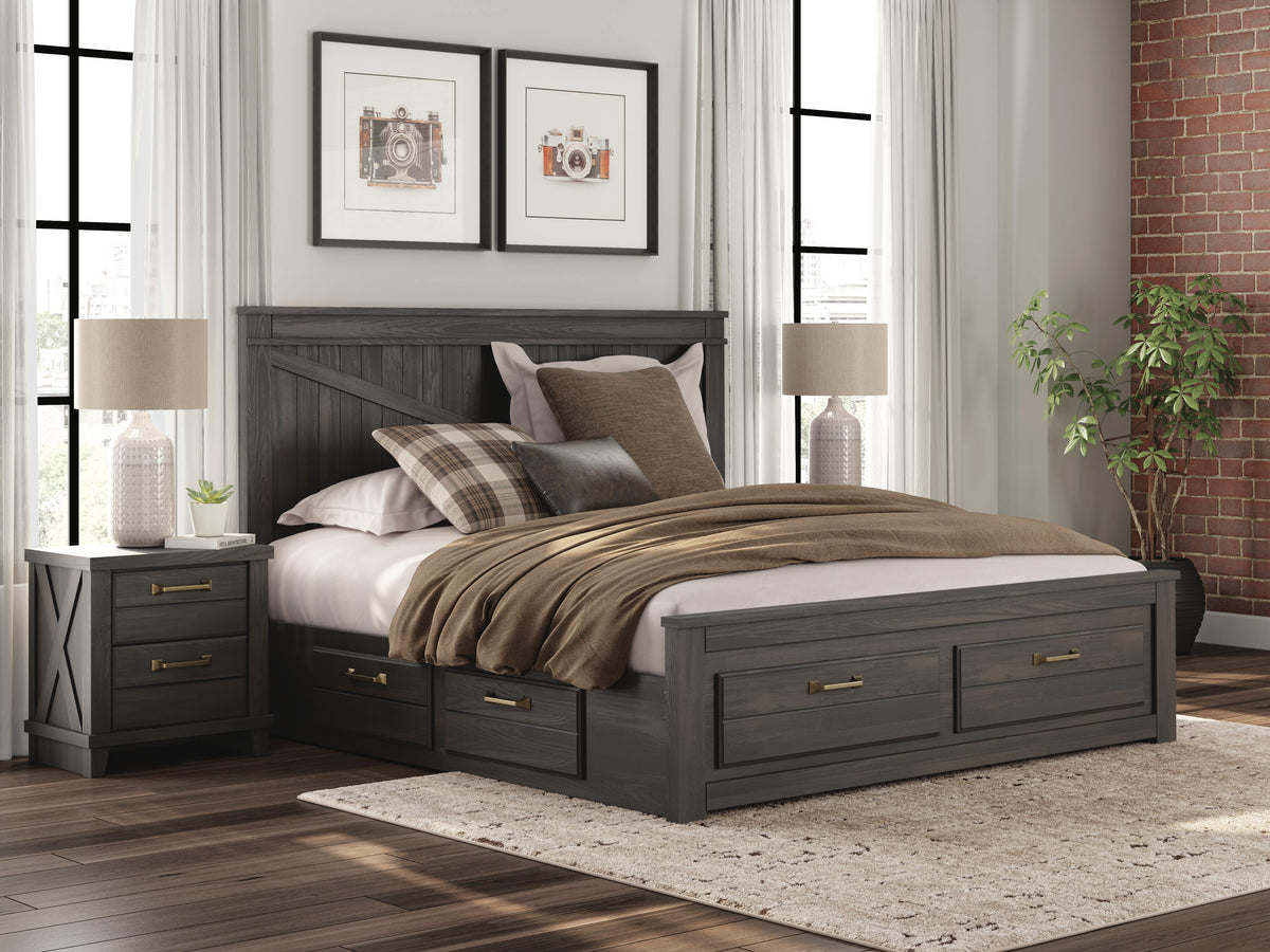 Vonitta Bay King Panel Storage Bed