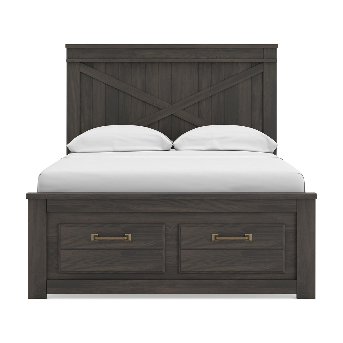 Vonitta Bay Full Panel Platform Storage Bed