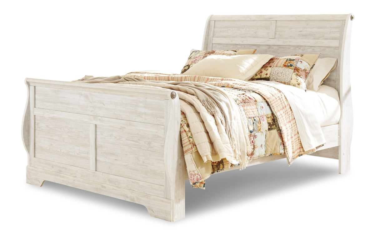 Willowton Queen Sleigh Bed