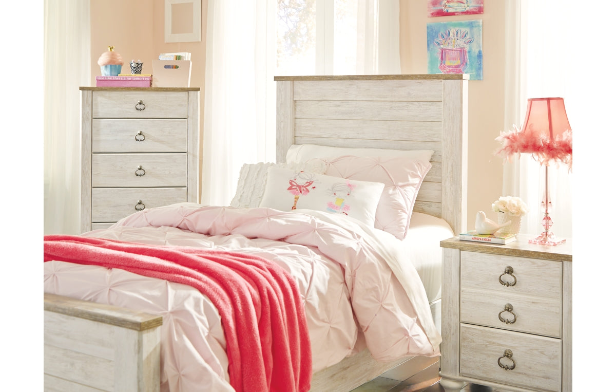 Willowton Twin Panel Bed