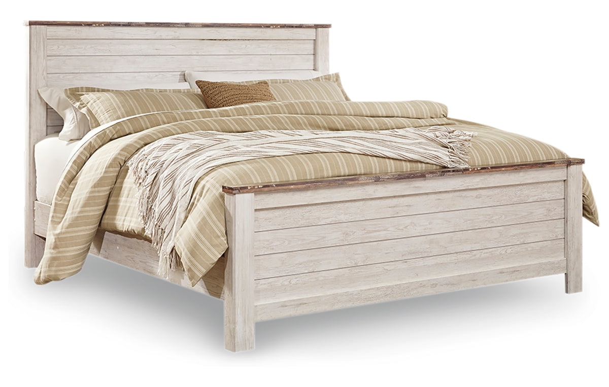Willowton King Panel Bed
