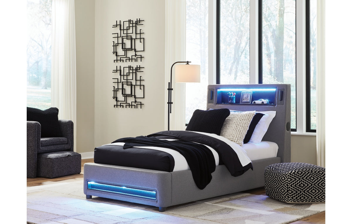 Verishaw Twin Upholstered Bed