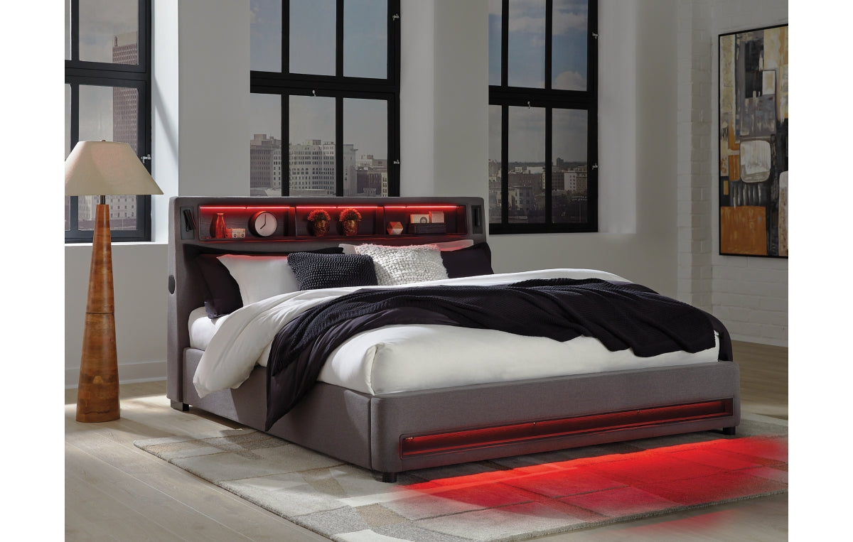 Verishaw California King Upholstered Bed