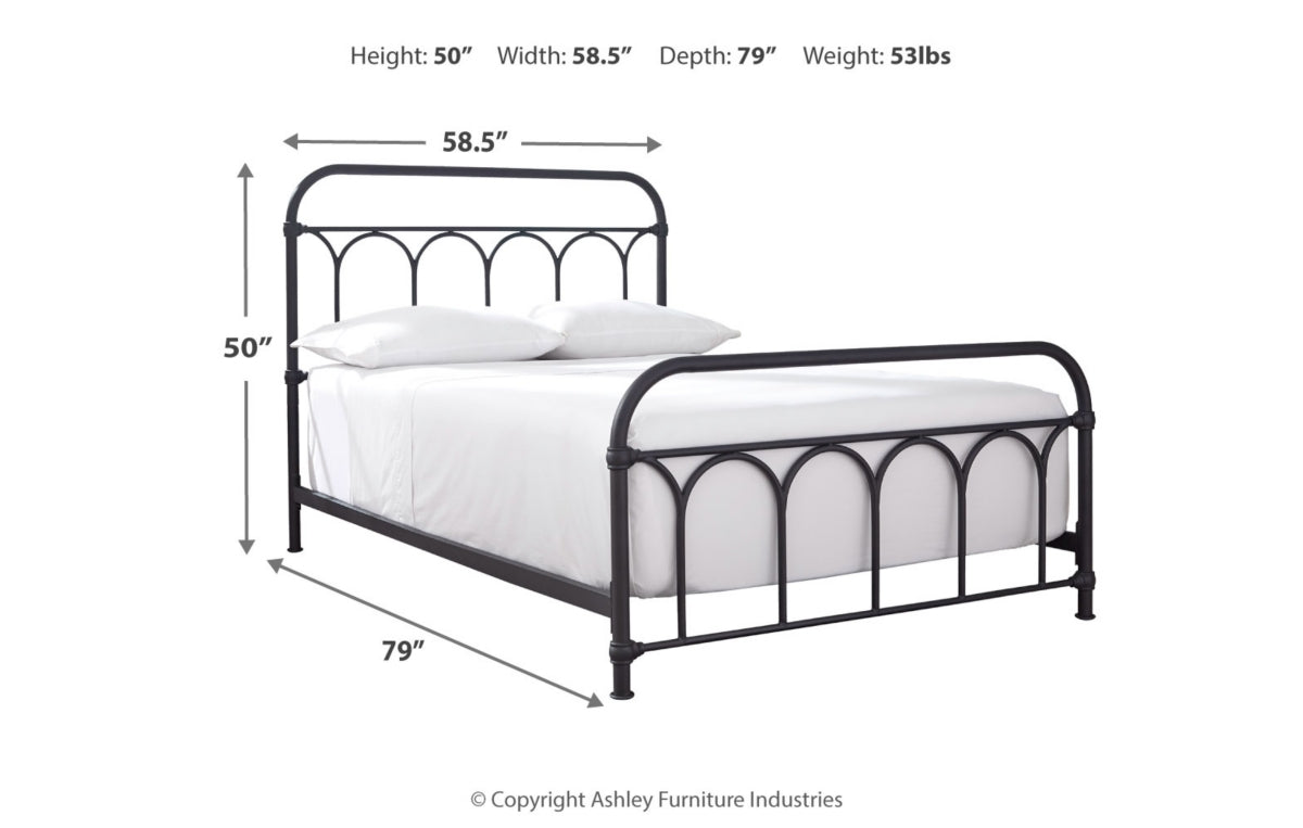 Nashburg Full Metal Bed