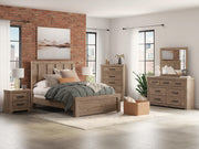 Oliandon Queen Panel Bed, Dresser, Mirror, Chest and Nightstand