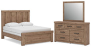 Oliandon Queen Panel Bed, Dresser and Mirror