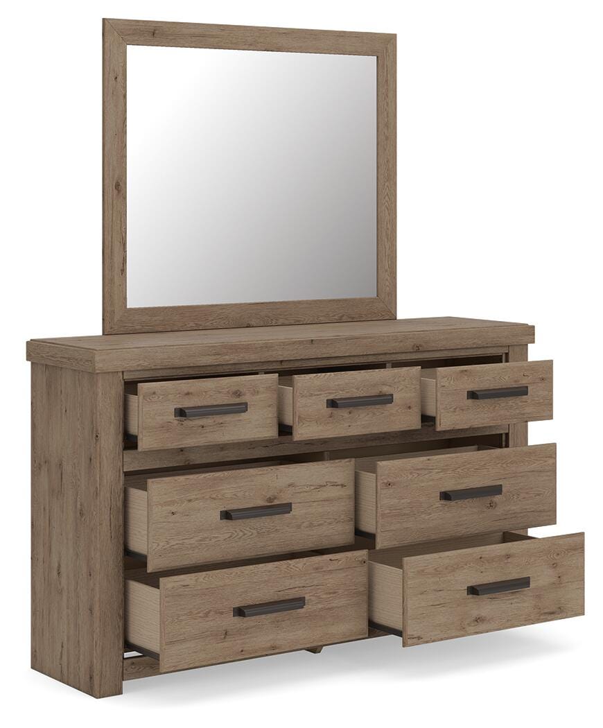 Oliandon Queen Panel Bed, Dresser, Mirror and Chest