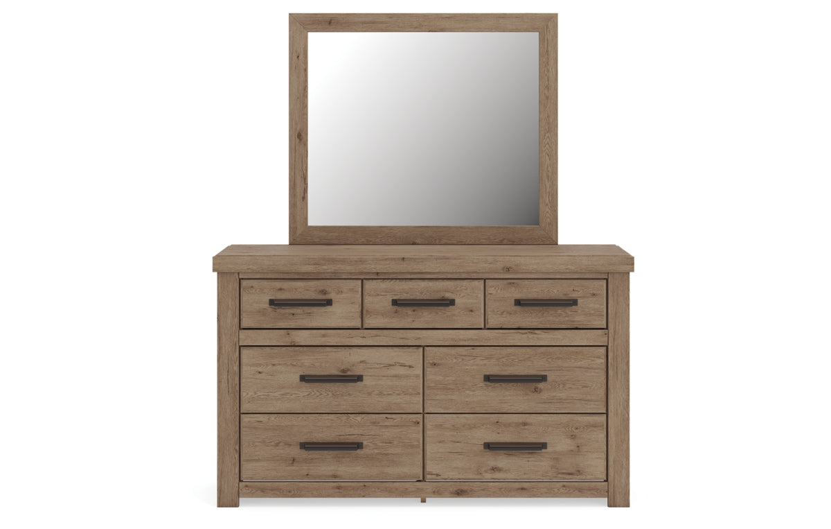 Oliandon Dresser and Mirror