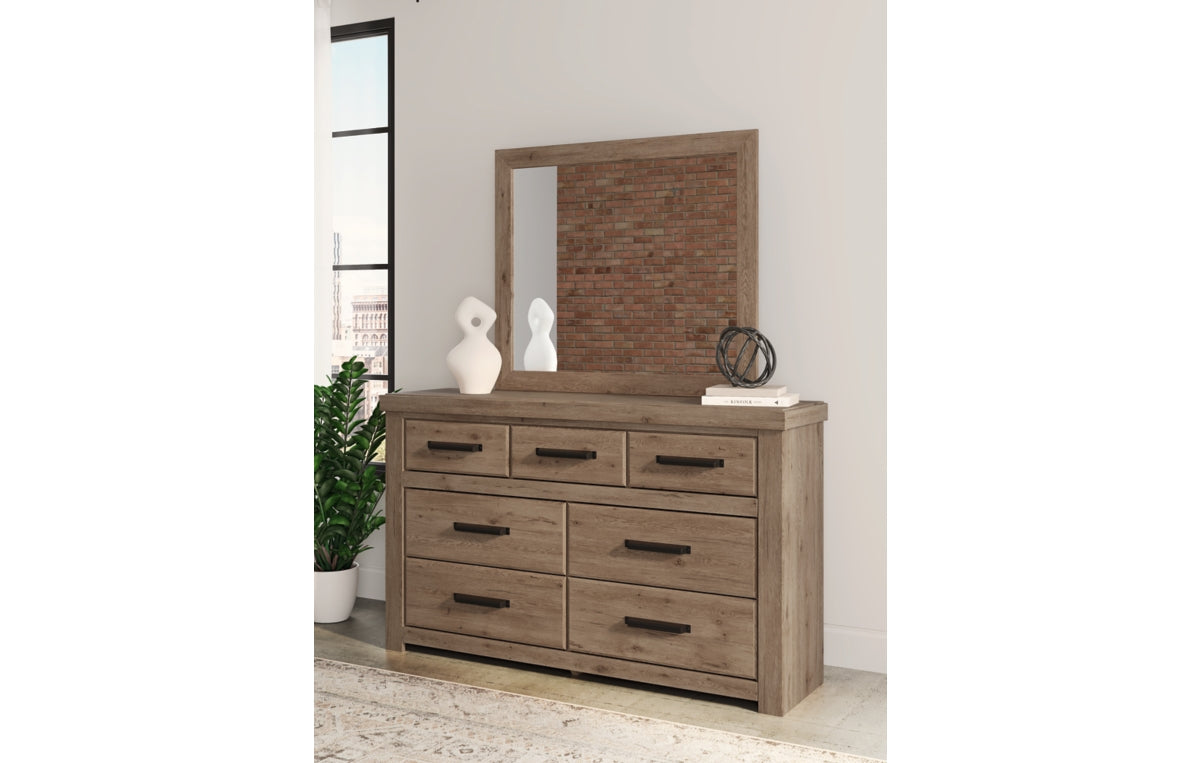 Oliandon Dresser and Mirror