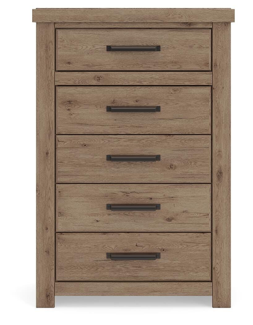 Oliandon Queen Panel Bed, Dresser, Mirror, Chest and Nightstand