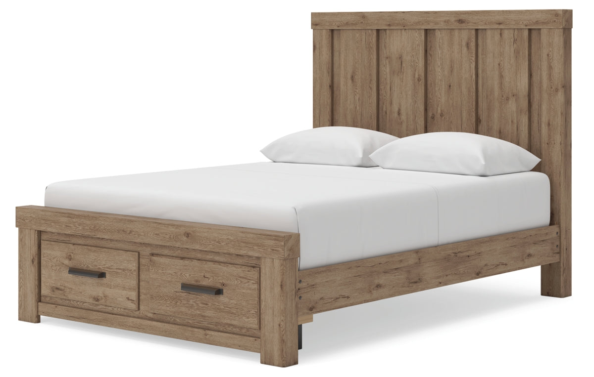Oliandon Queen Panel Storage Bed