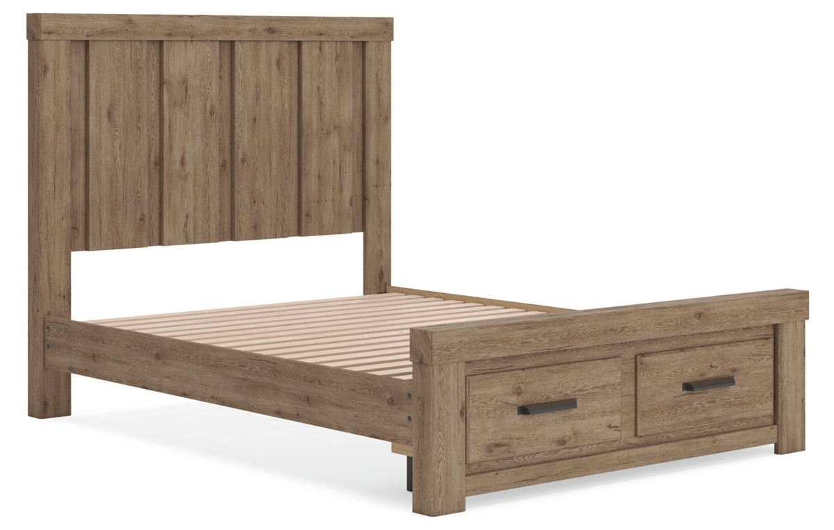 Oliandon Queen Panel Storage Bed