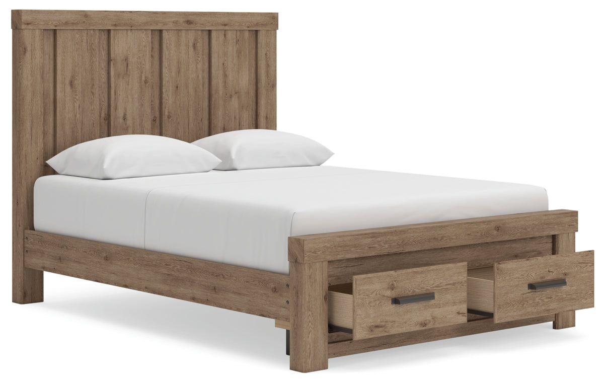Oliandon Queen Panel Storage Bed