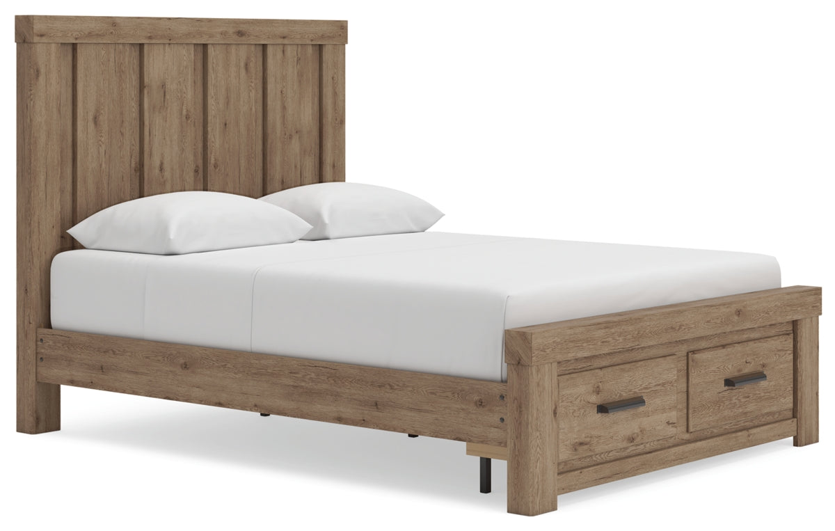Oliandon Queen Panel Storage Bed