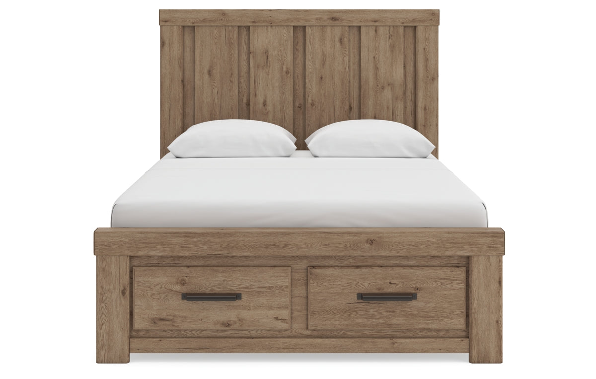 Oliandon Queen Panel Storage Bed