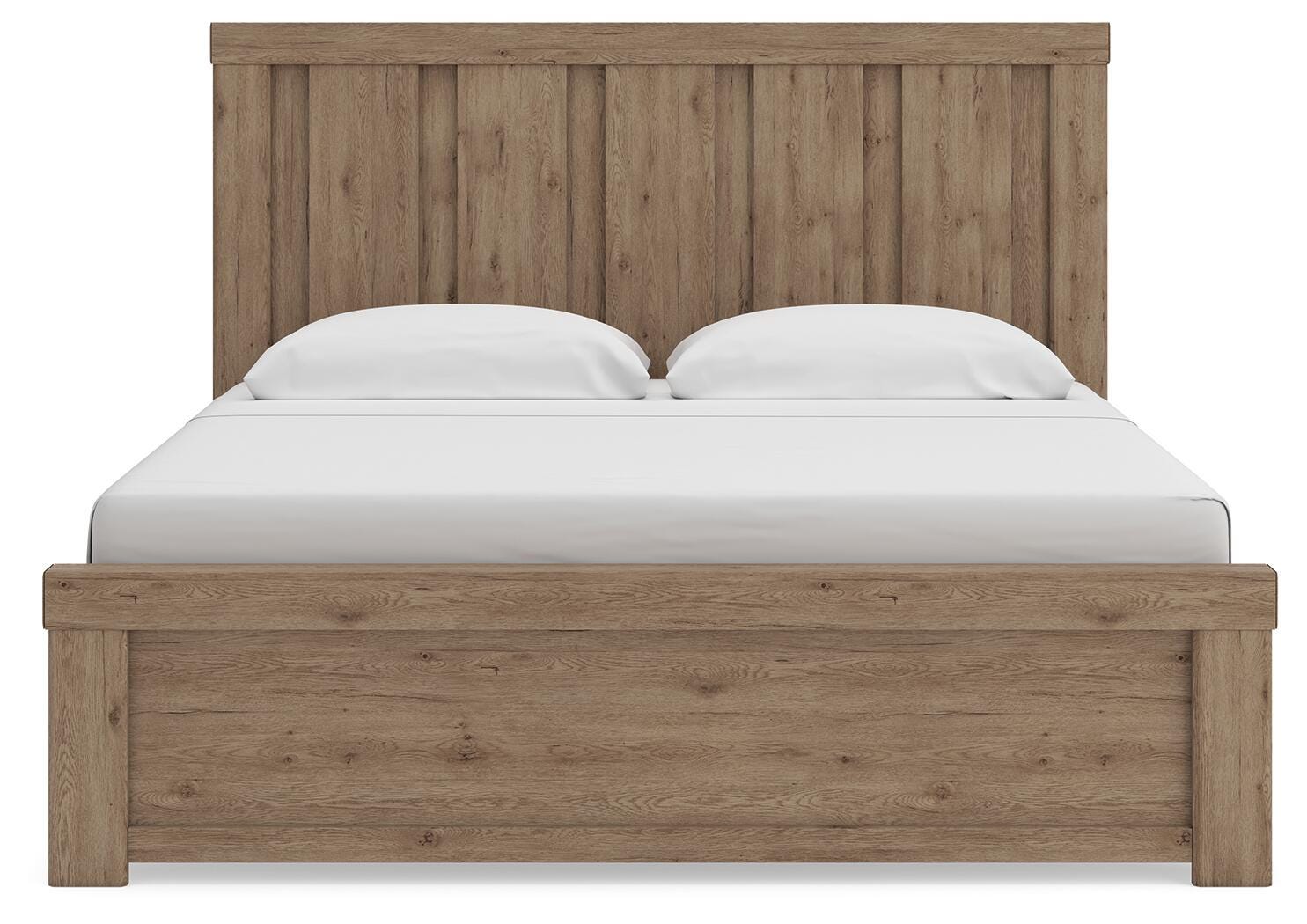 Oliandon King Panel Bed. Dresser, Mirror and Nightstand