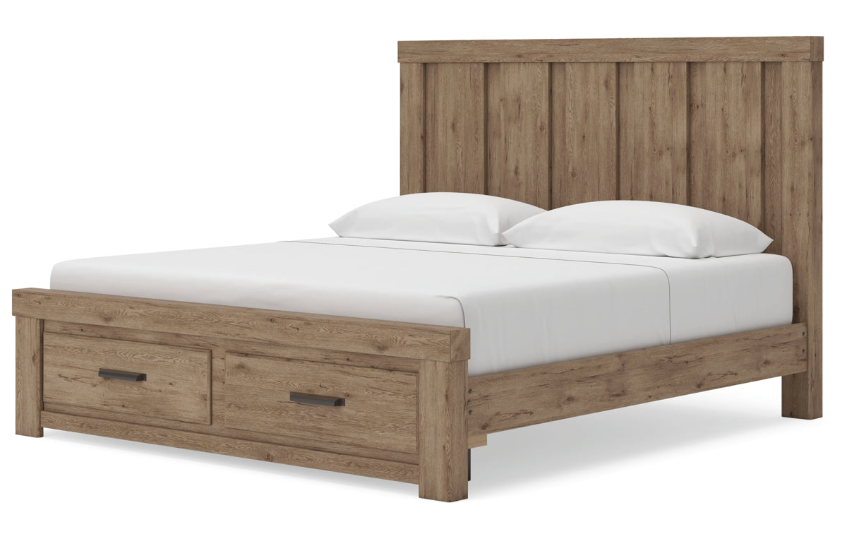 Oliandon King Panel Storage Bed