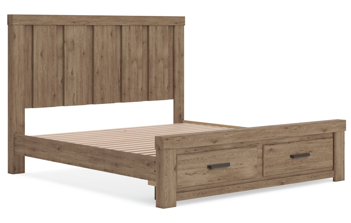 Oliandon King Panel Storage Bed