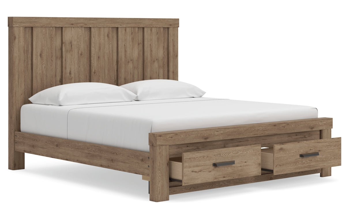 Oliandon King Panel Storage Bed