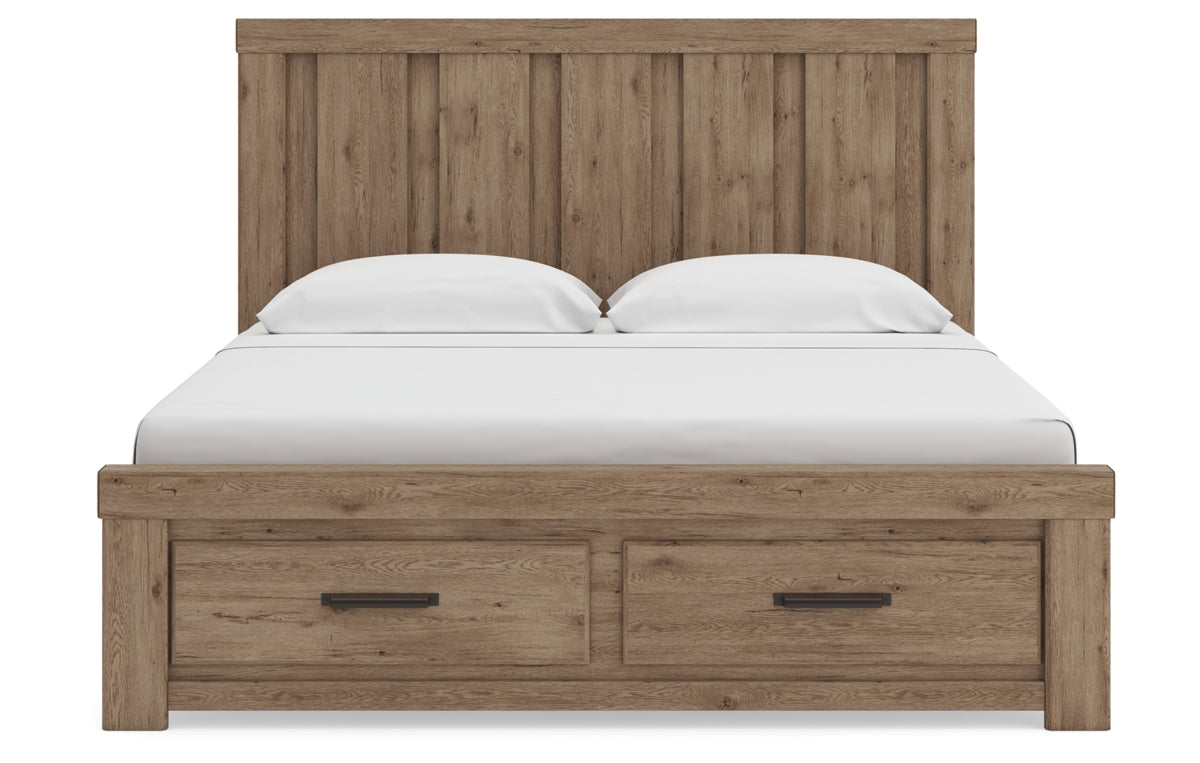 Oliandon King Panel Storage Bed
