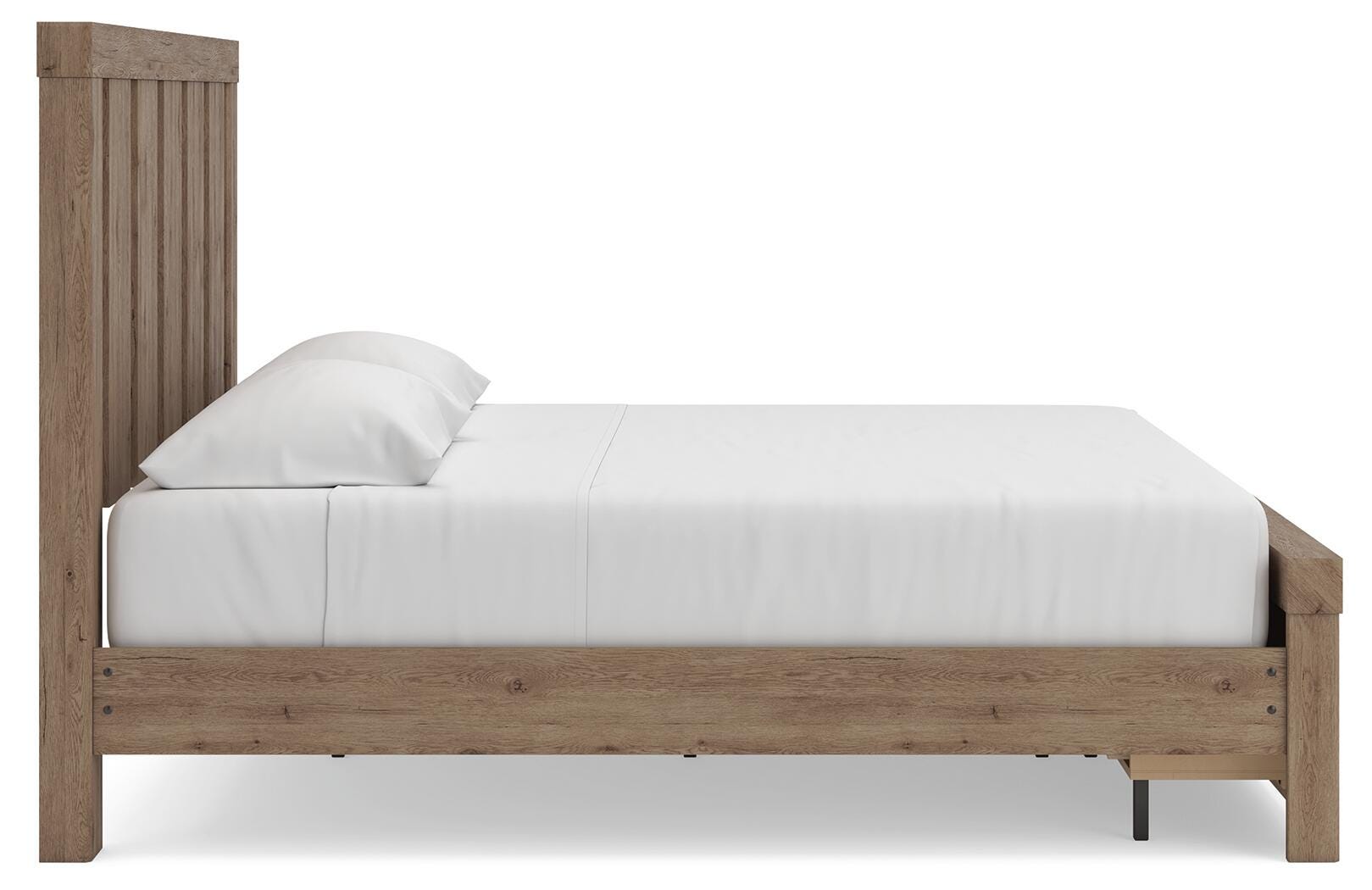 Oliandon King Panel Storage Bed. Dresser, Mirror and Nightstand