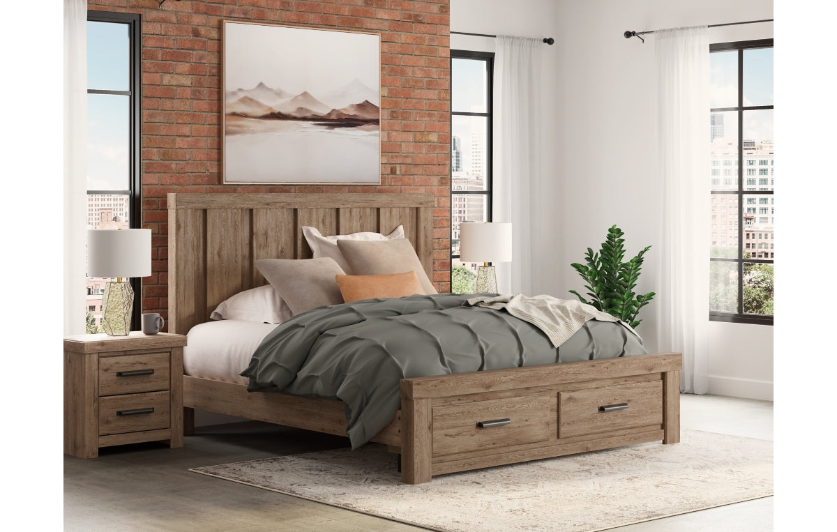 Oliandon King Panel Storage Bed