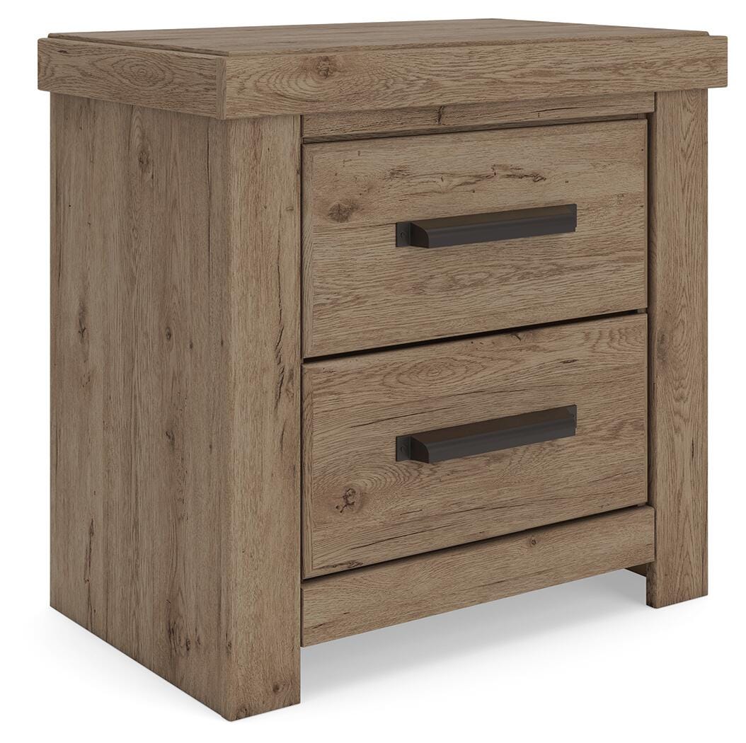 Oliandon King Panel Bed, Dresser, Mirror, Chest and Nightstand