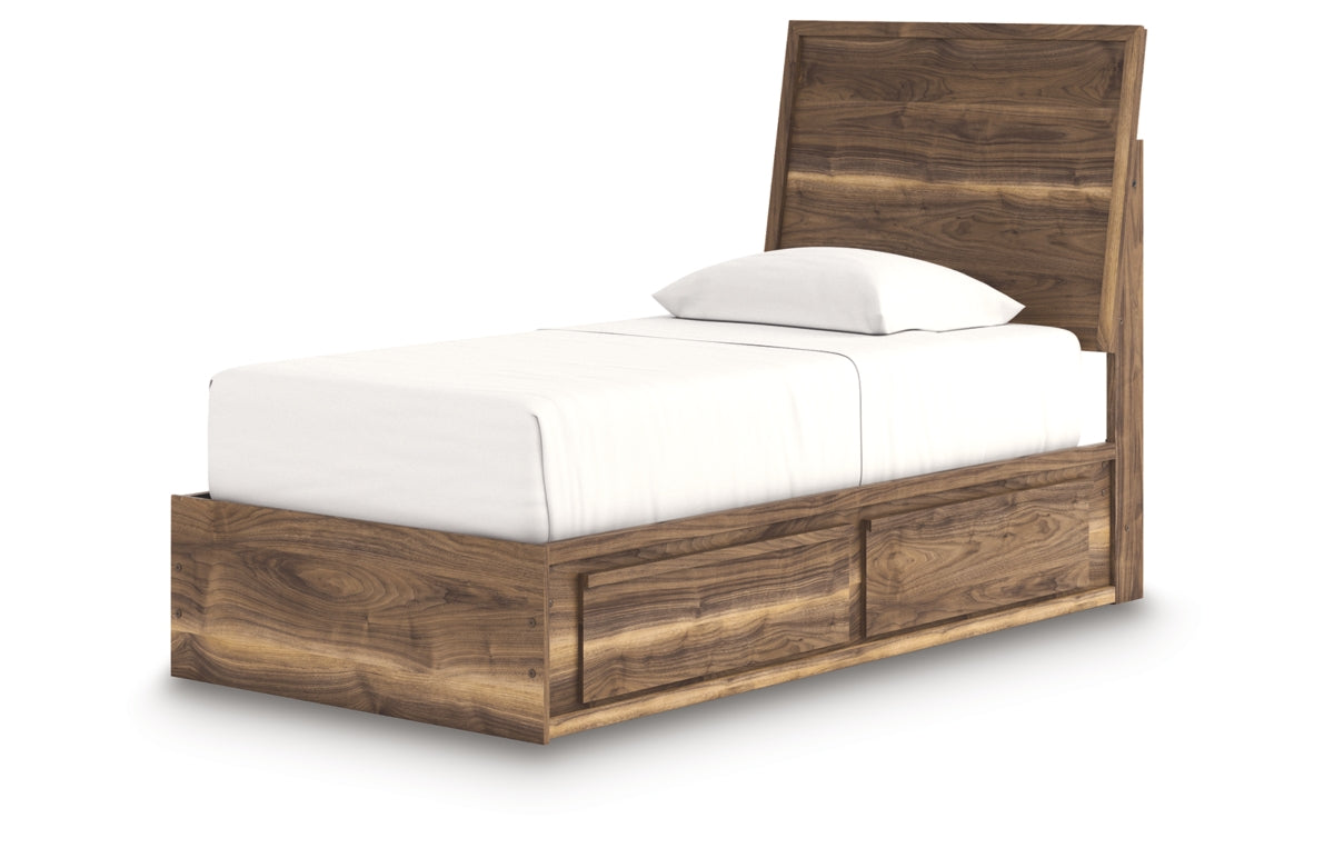 Chirason Twin Panel Bed with Storage