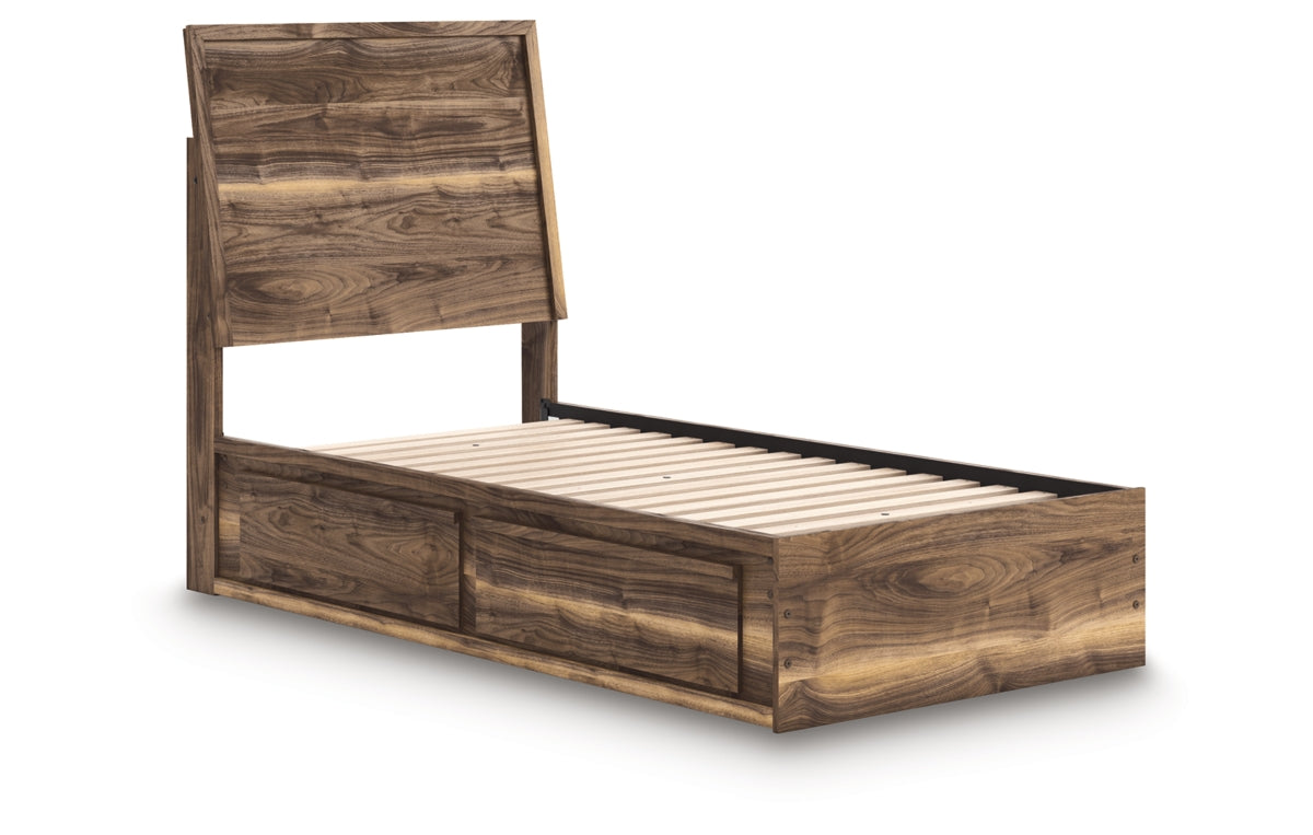 Chirason Twin Panel Bed with Storage