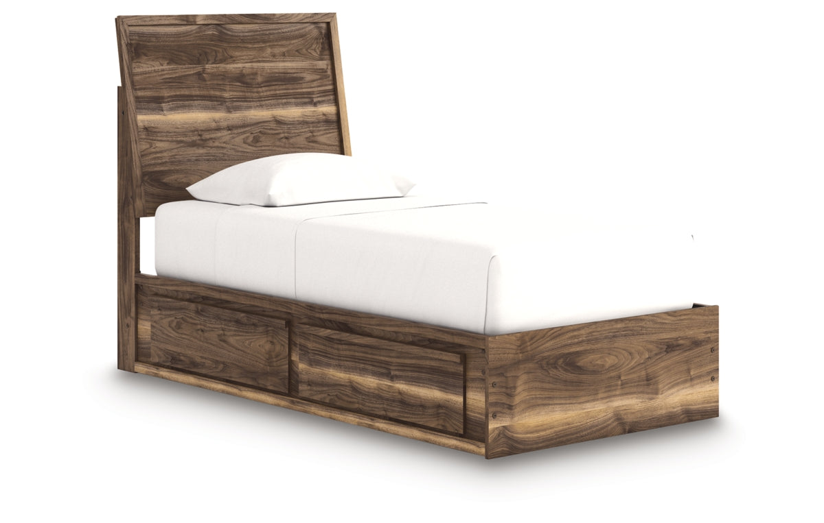 Chirason Twin Panel Bed with Storage