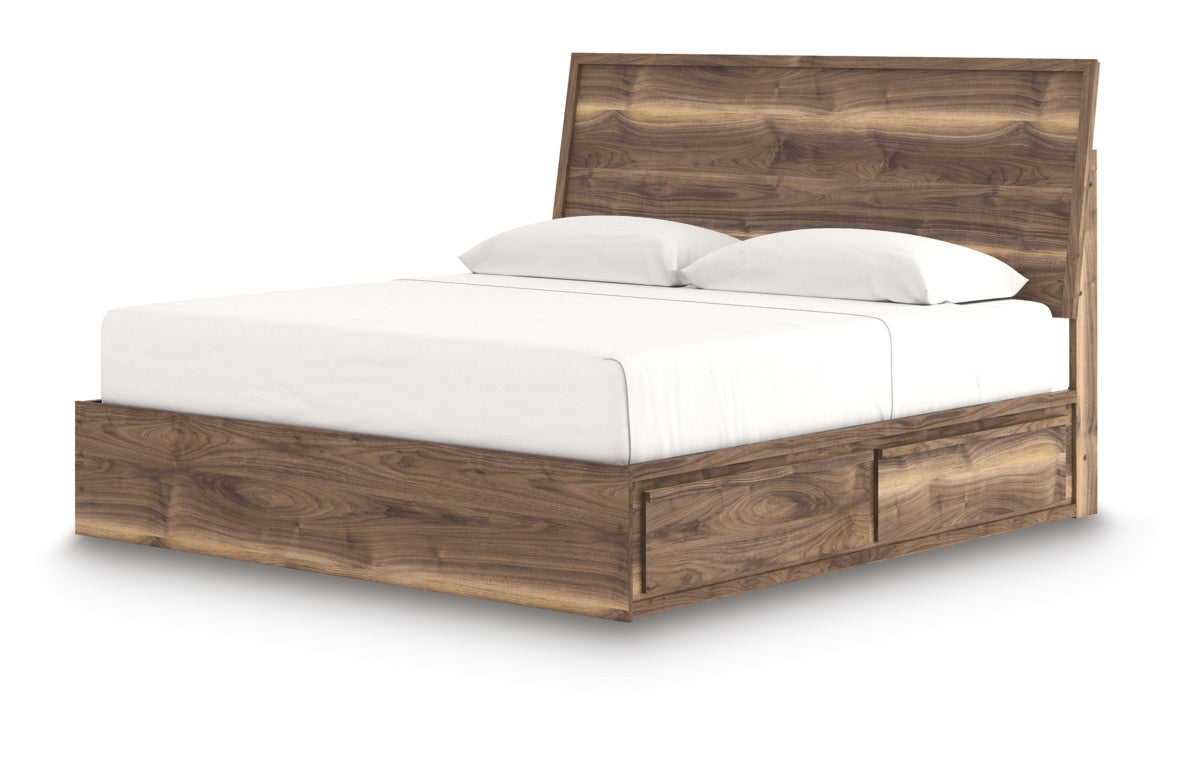 Chirason King Panel Bed with Storage