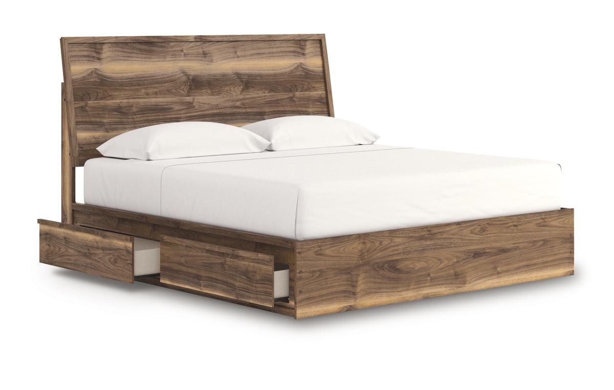 Chirason King Panel Bed with Storage
