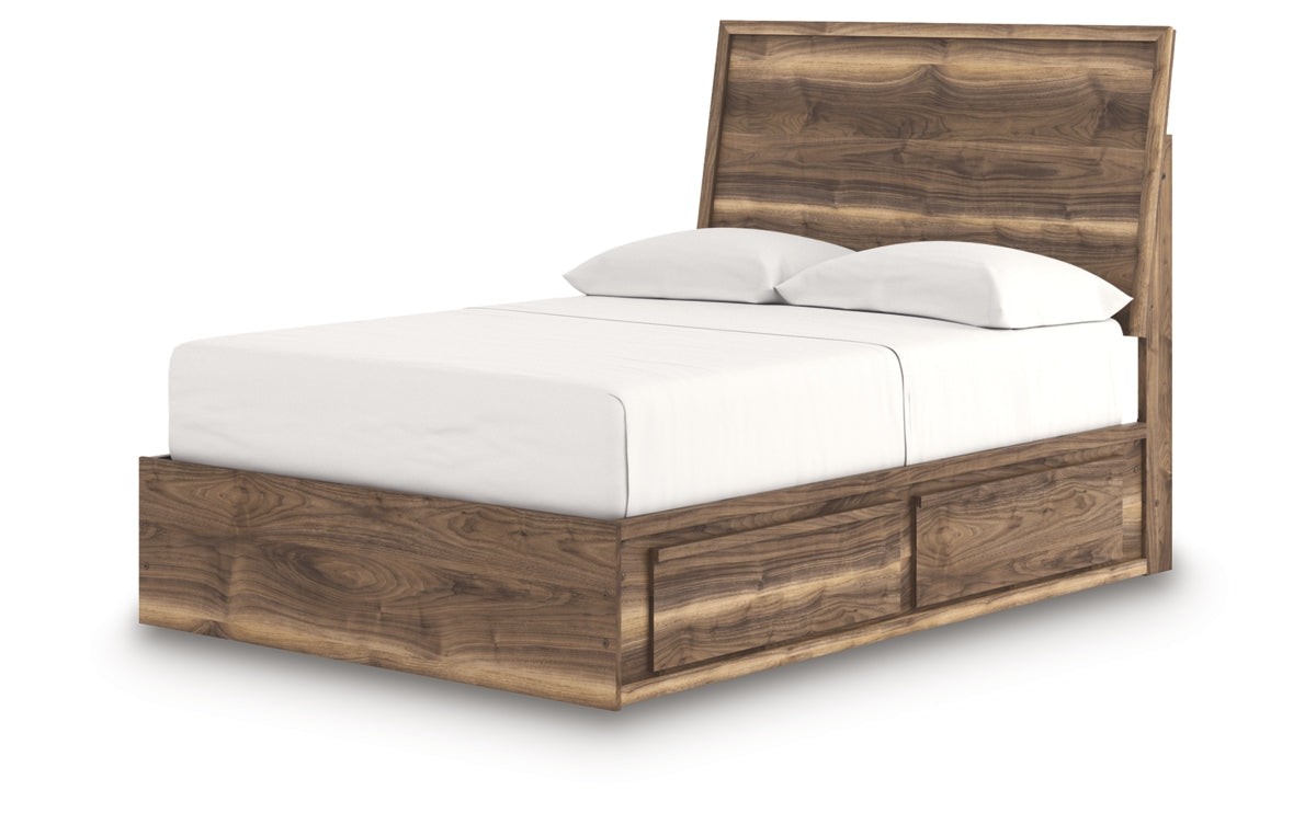 Chirason Full Panel Bed with Storage