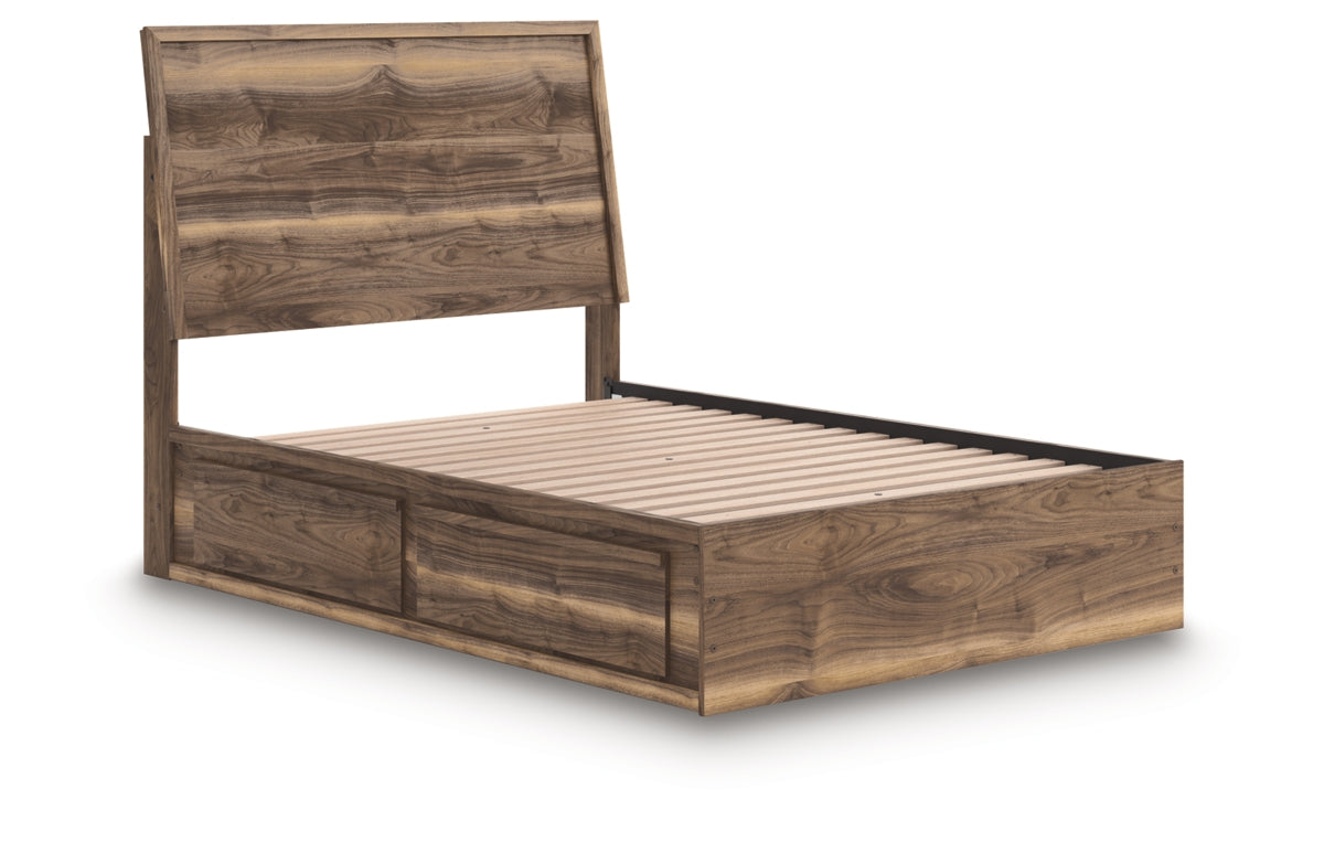 Chirason Full Panel Bed with Storage